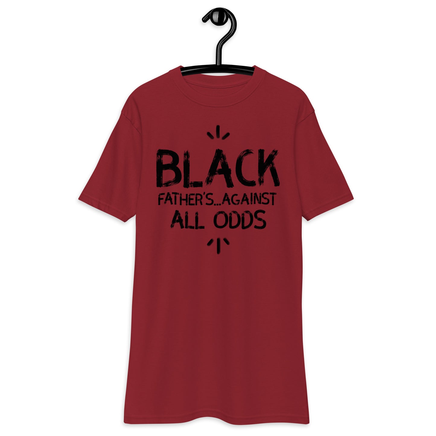 BLACK FATHERS Men’s premium heavyweight tee