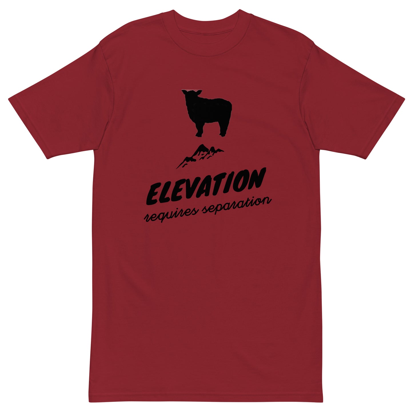 Elevation Men’s premium heavyweight tee