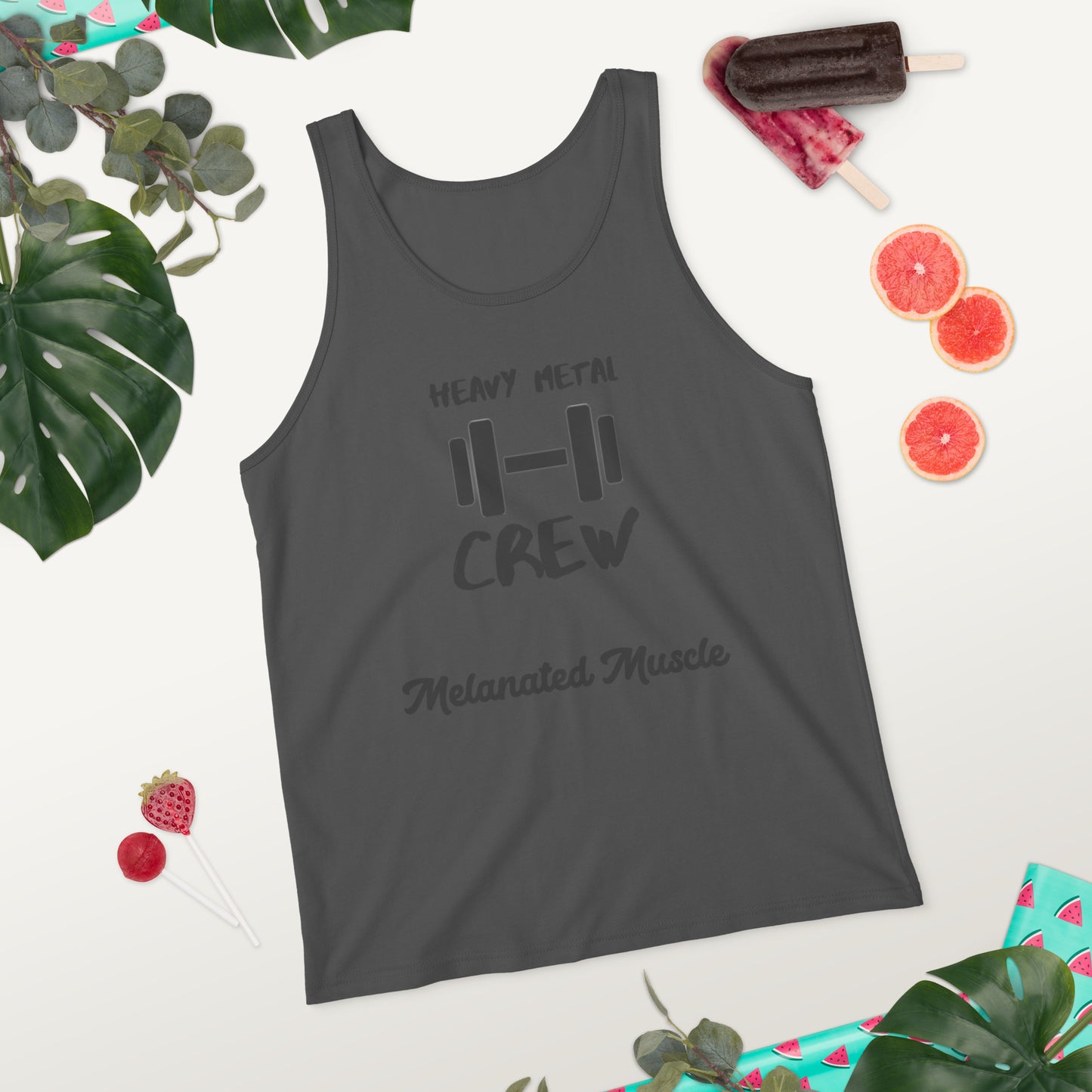 Melanated Muscle Unisex Tank Top