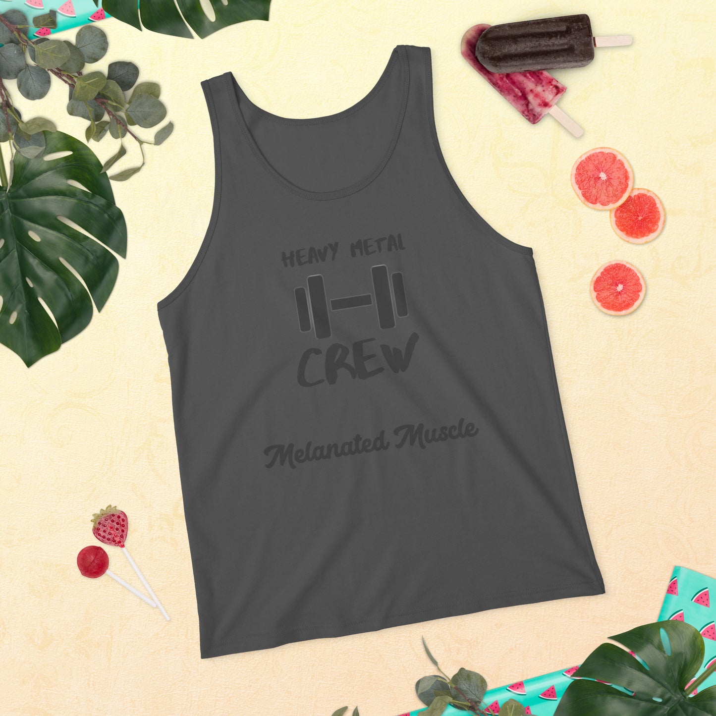 Melanated Muscle Unisex Tank Top