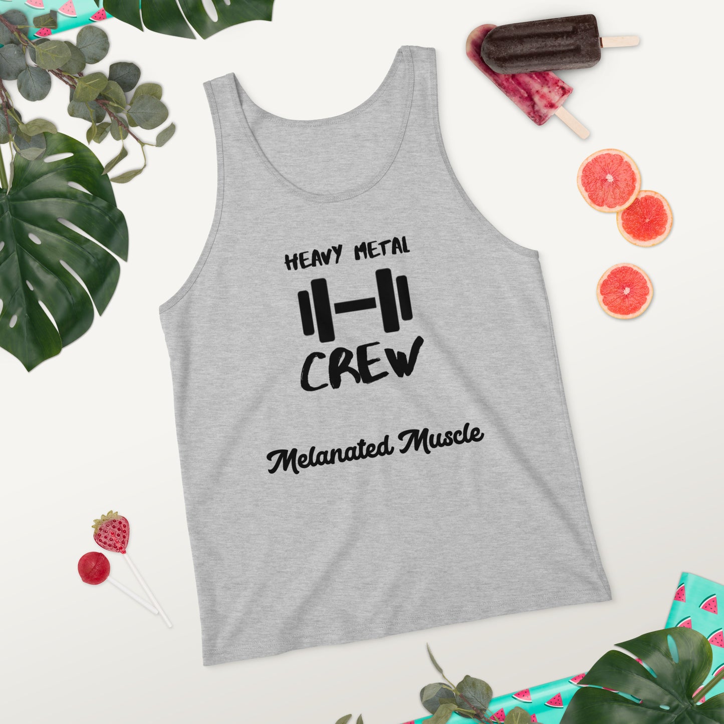 Melanated Muscle Unisex Tank Top