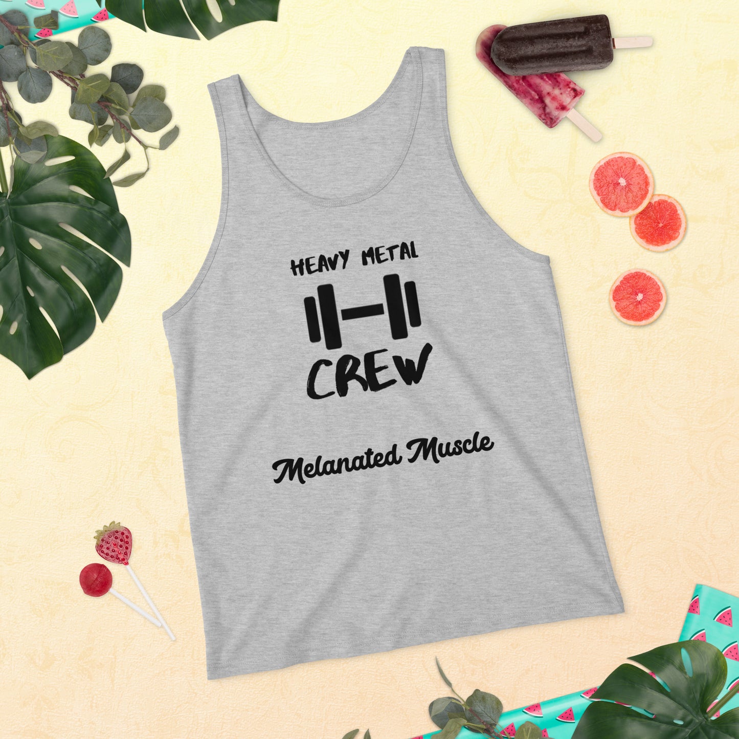 Melanated Muscle Unisex Tank Top