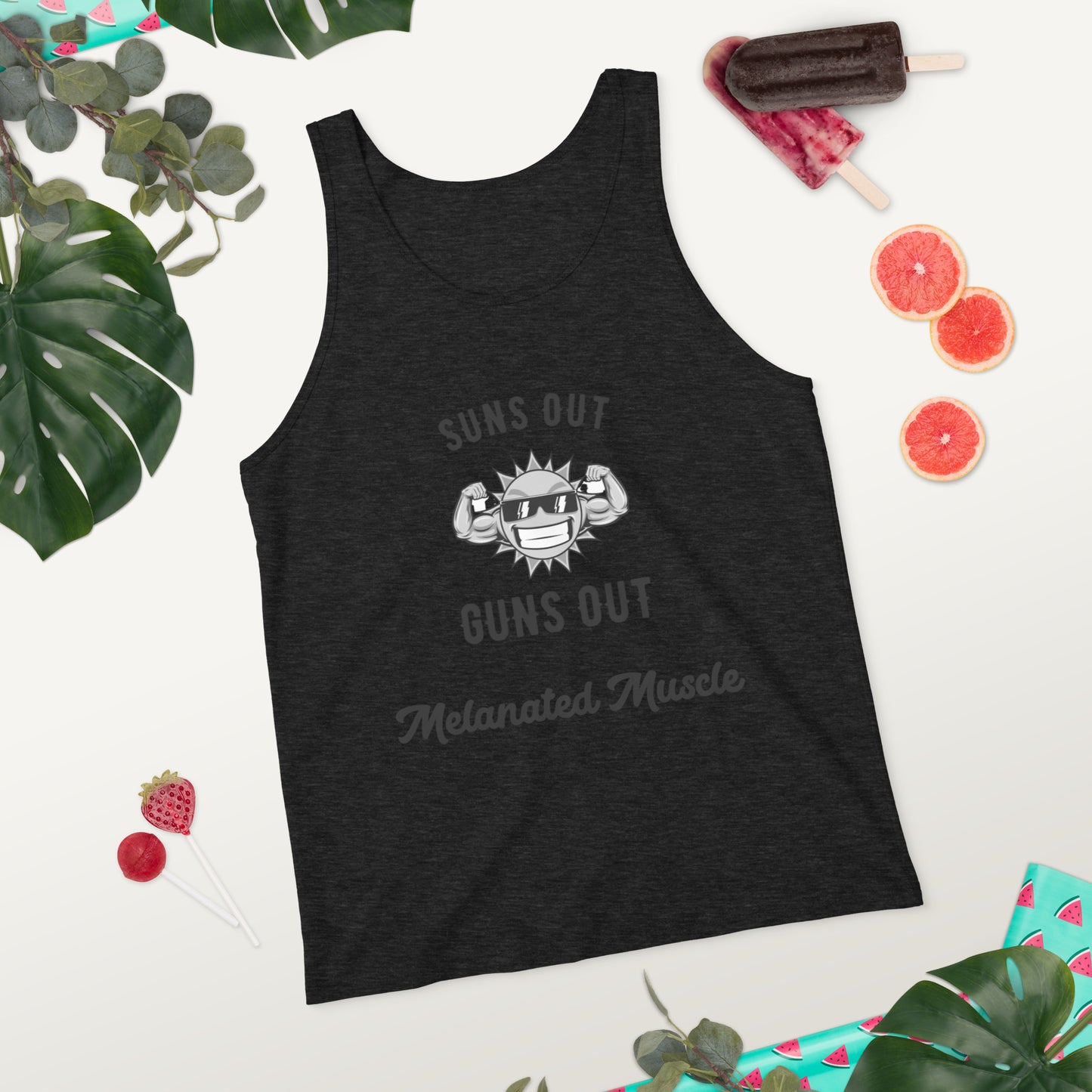 Melanated Muscle Unisex Tank Top