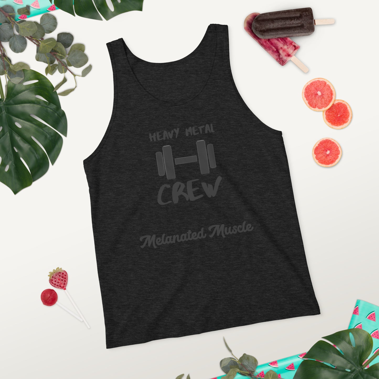 Melanated Muscle Unisex Tank Top