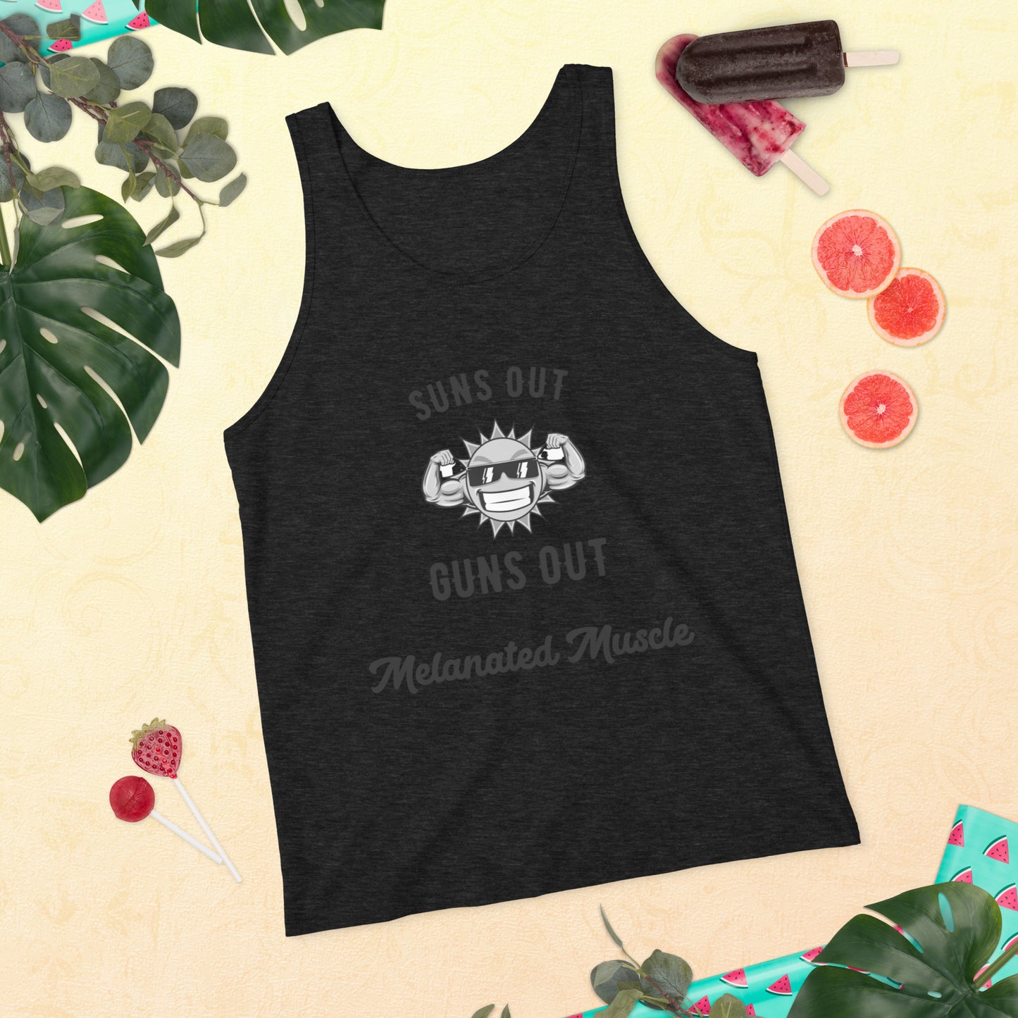 Melanated Muscle Unisex Tank Top