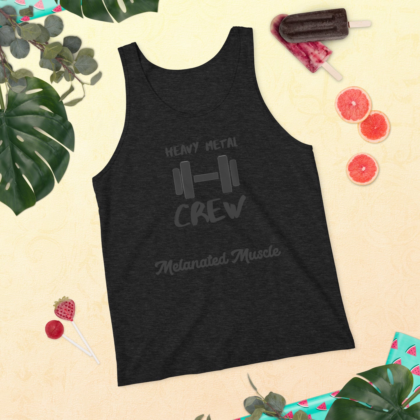 Melanated Muscle Unisex Tank Top