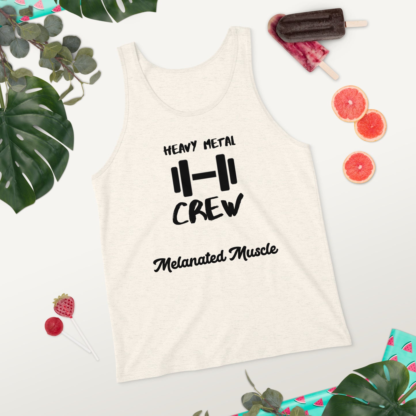 Melanated Muscle Unisex Tank Top