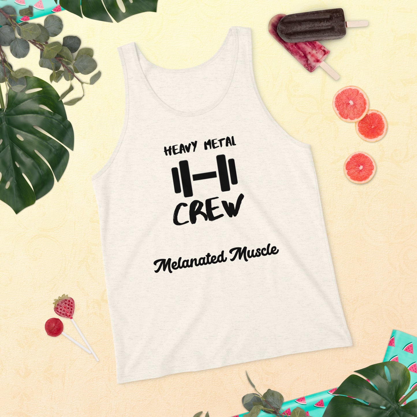 Melanated Muscle Unisex Tank Top