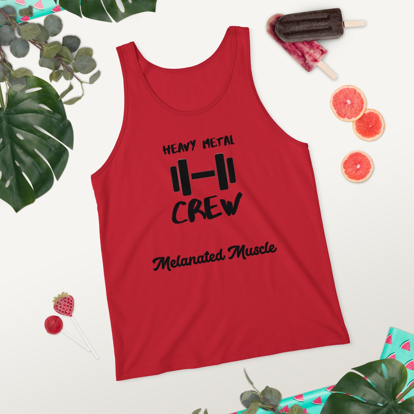 Melanated Muscle Unisex Tank Top