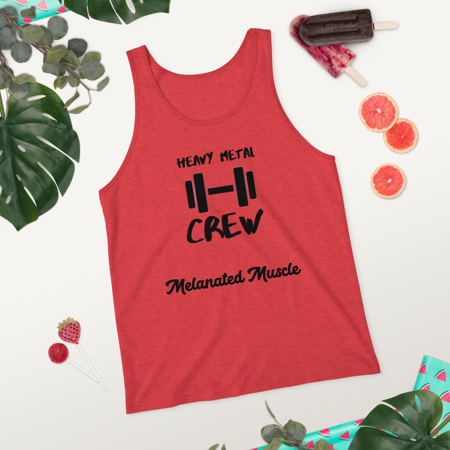 Melanated Muscle Unisex Tank Top