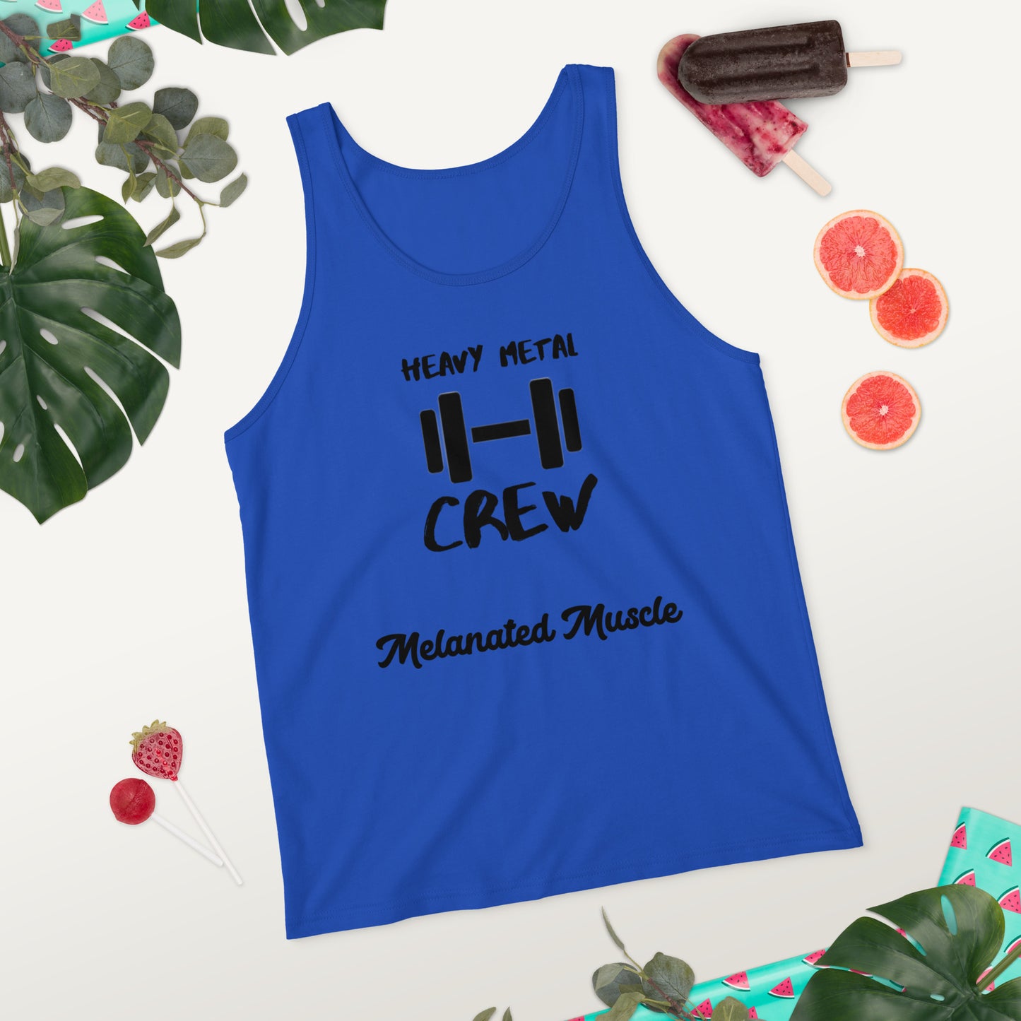 Melanated Muscle Unisex Tank Top