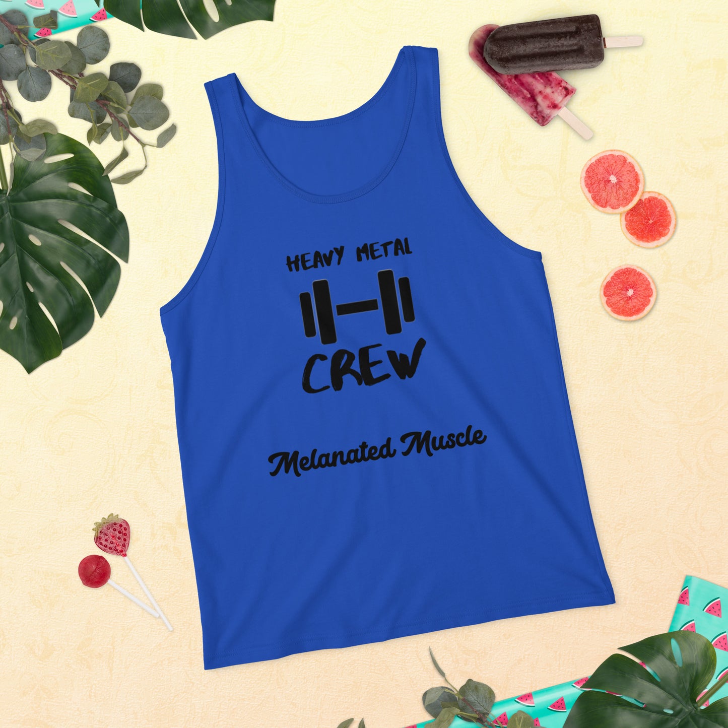 Melanated Muscle Unisex Tank Top
