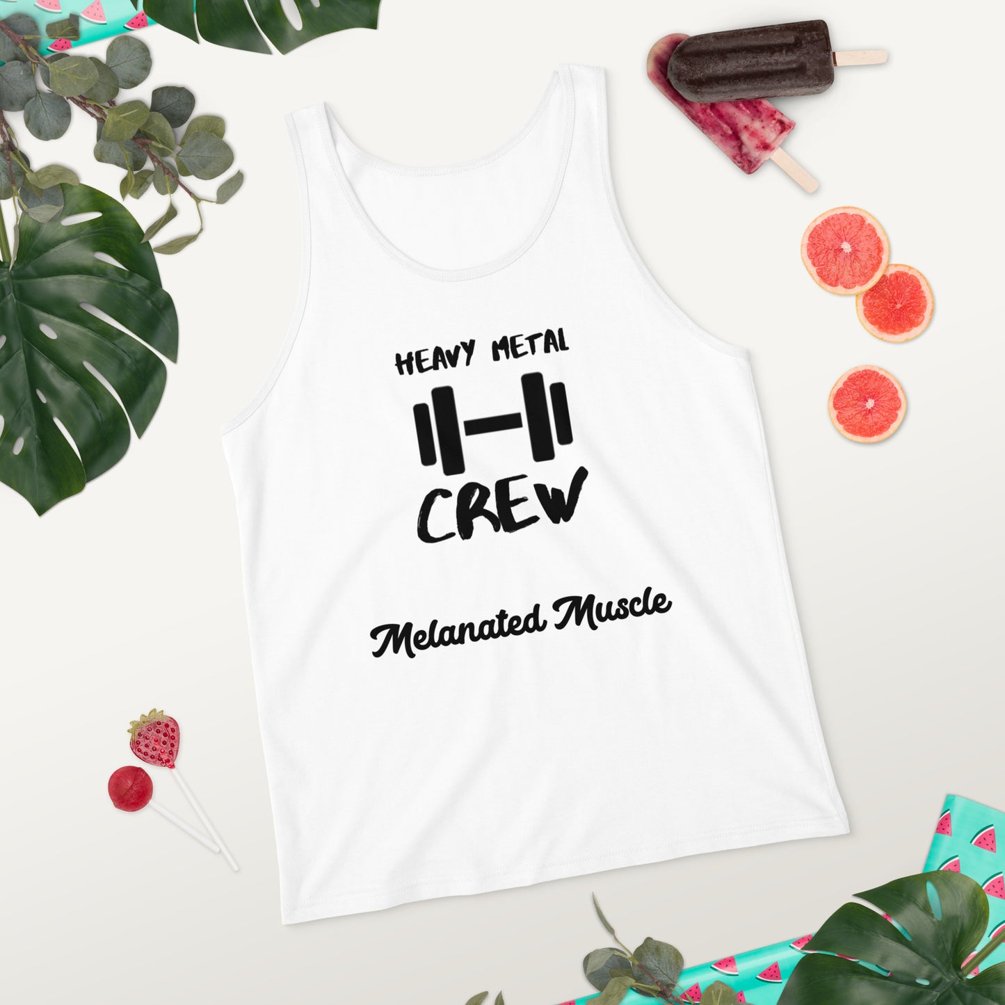 Melanated Muscle Unisex Tank Top