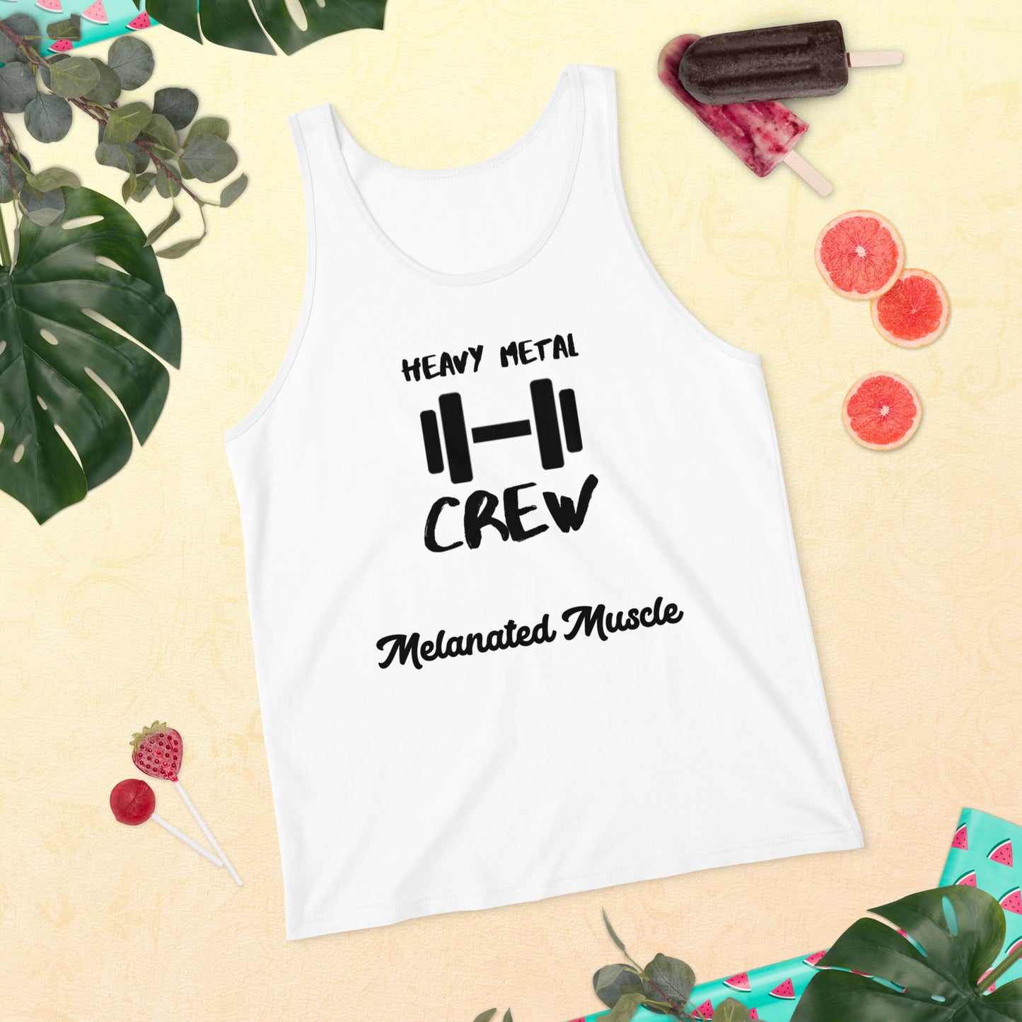 Melanated Muscle Unisex Tank Top
