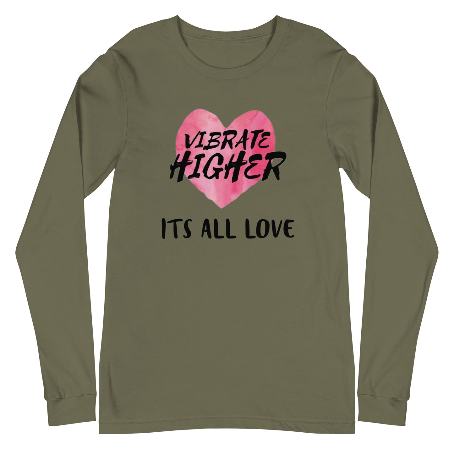Vibrate Higher Unisex Long Sleeve Tee