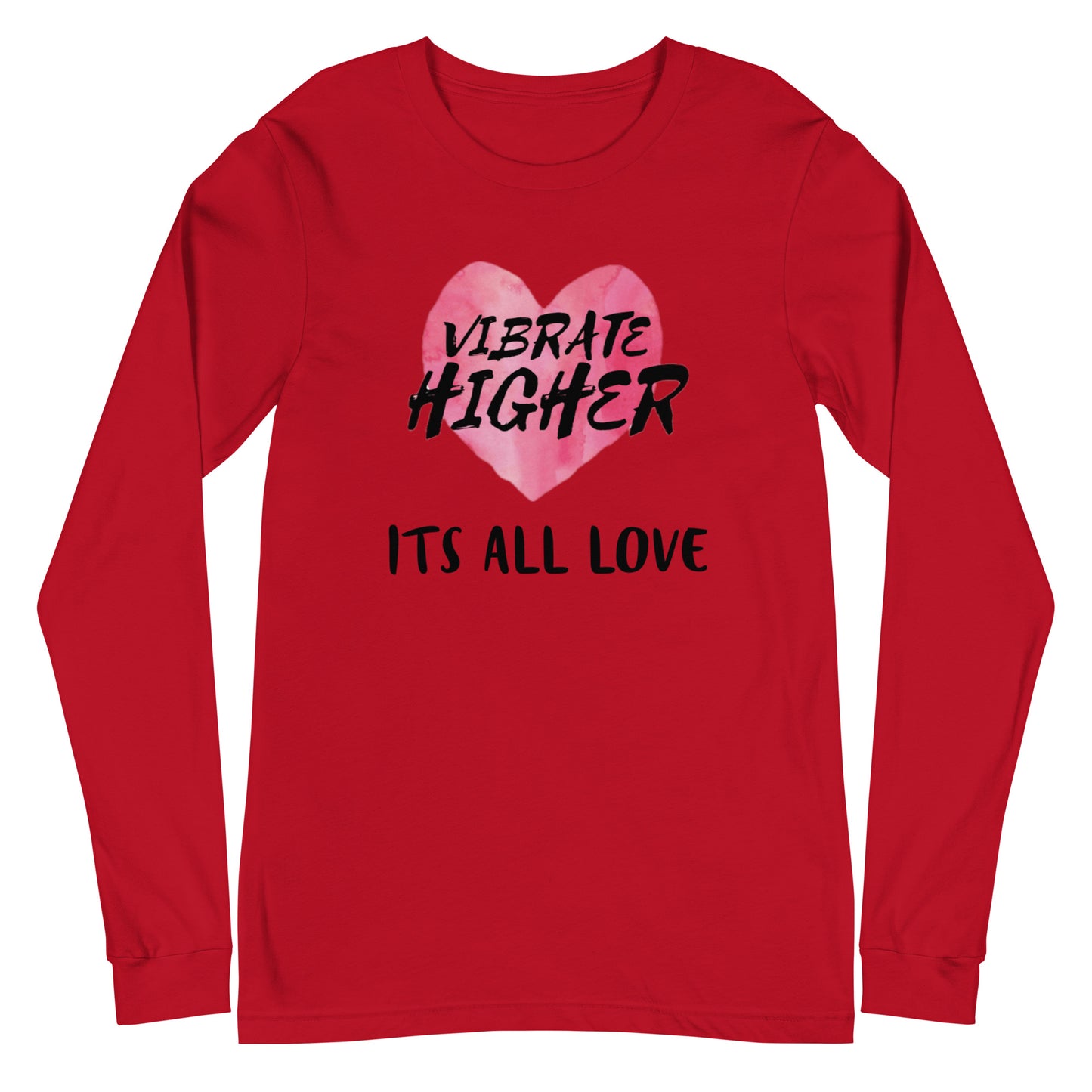 Vibrate Higher Unisex Long Sleeve Tee