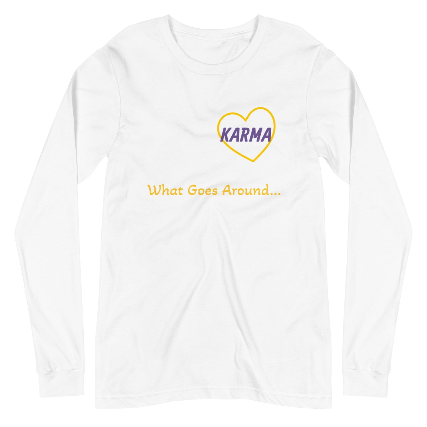 Karma Unisex Long Sleeve Tee