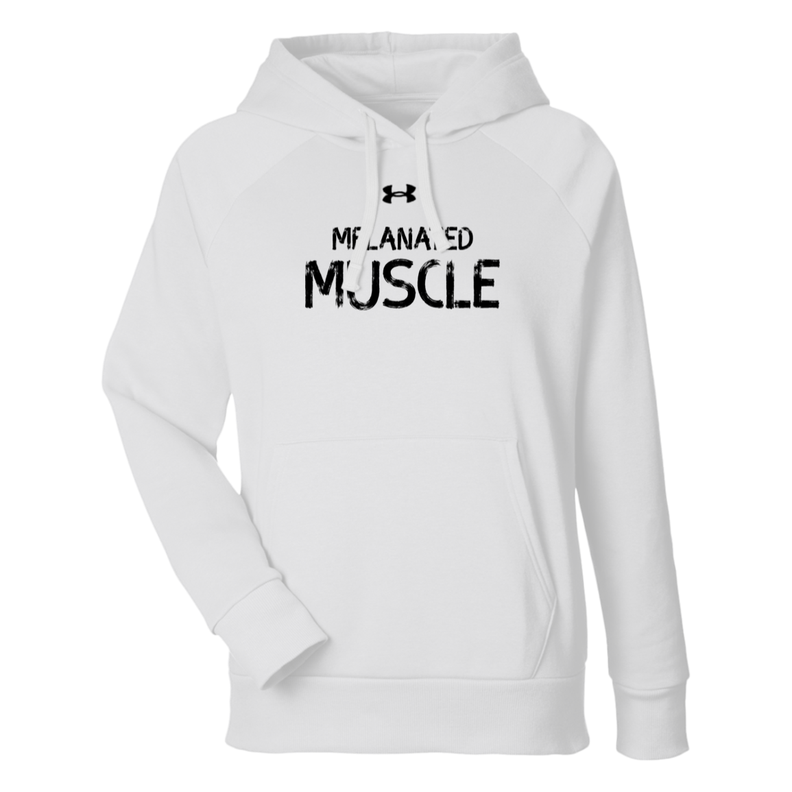 Melanated Muscle X Under Armour Womens Rival Fleece Hoodie