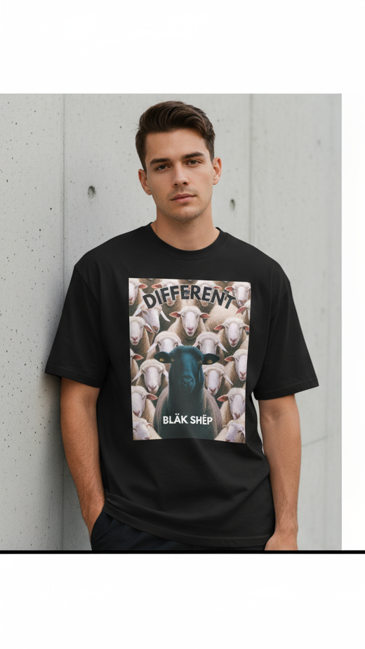 Different Blak Shep Unisex Classic Tee Banner