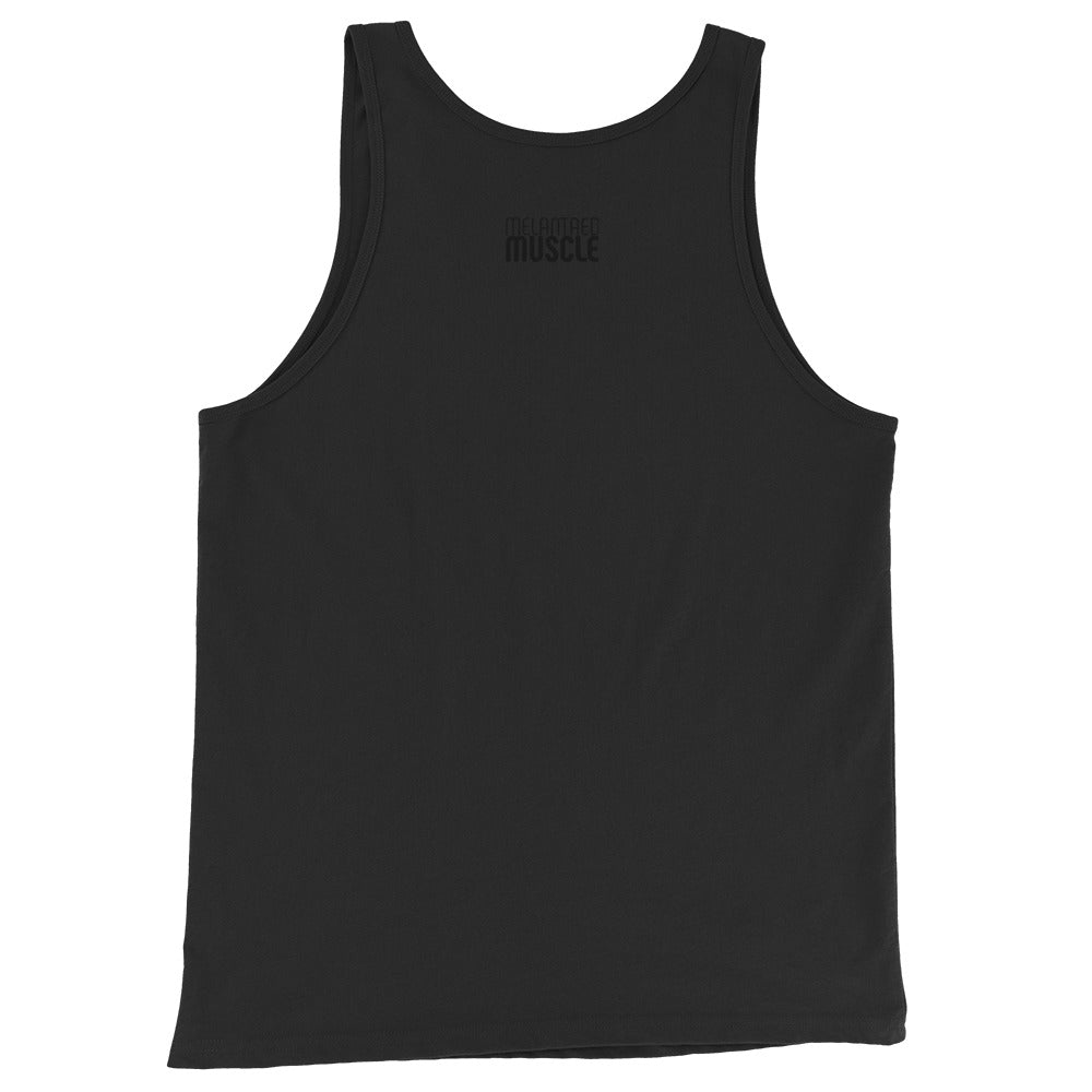 Melanated Muscle Training Arc Anime Themed Tank Top