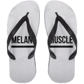 Melanated Muscle Adult Flip Flops