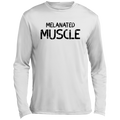 Melanated Muscle  Men’s Long Sleeve Performance Tee