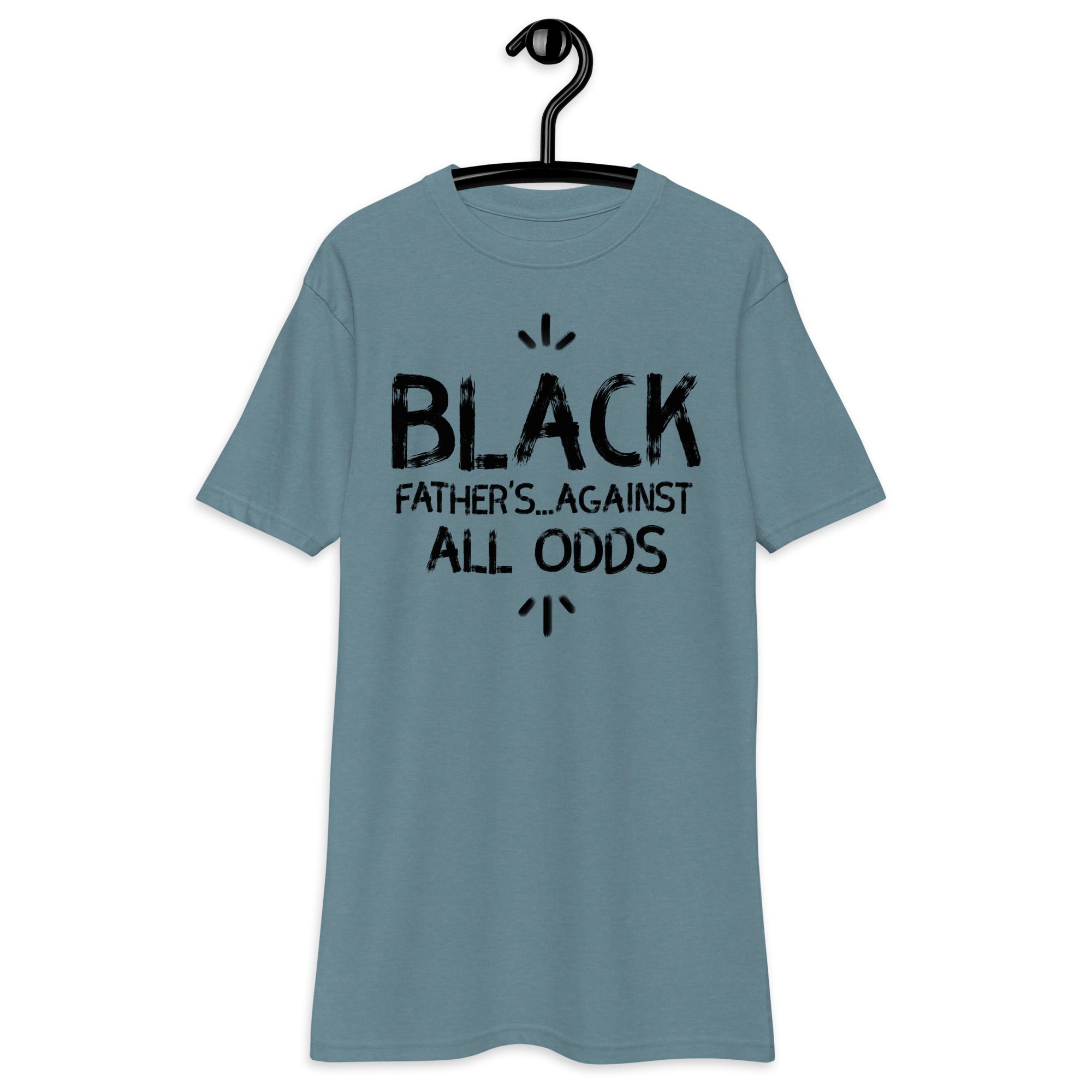 BLACK FATHERS Men’s premium heavyweight tee