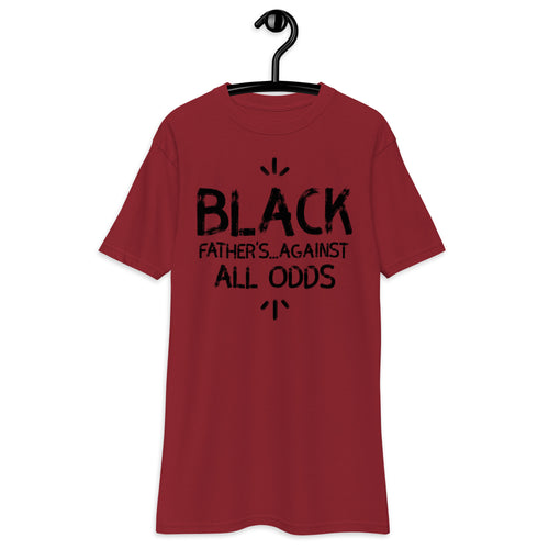 BLACK FATHERS Men’s premium heavyweight tee
