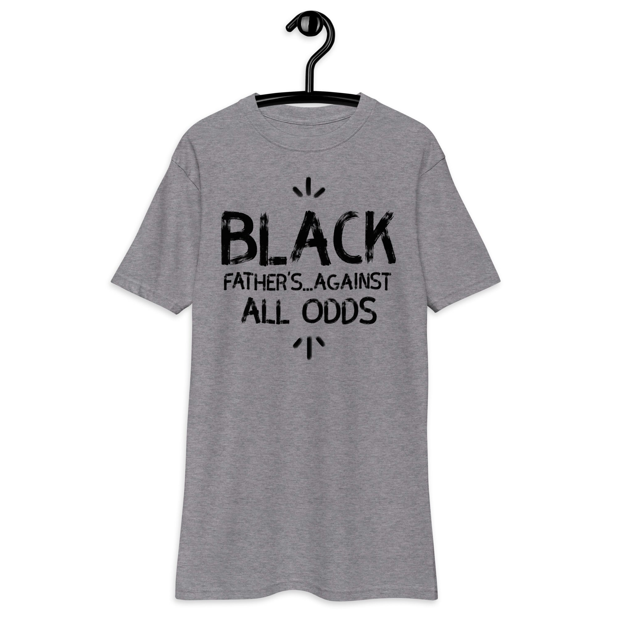 BLACK FATHERS Men’s premium heavyweight tee