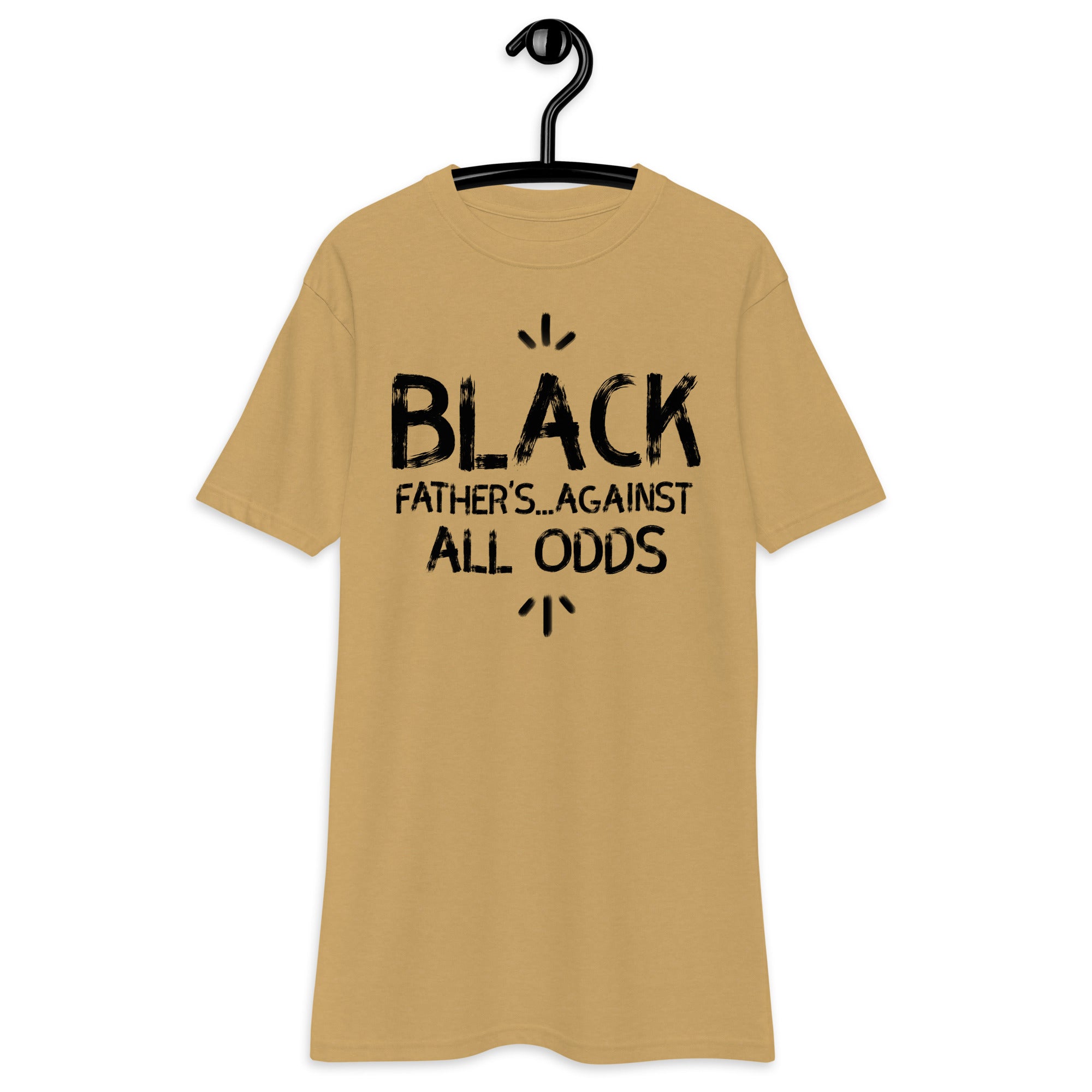 BLACK FATHERS Men’s premium heavyweight tee