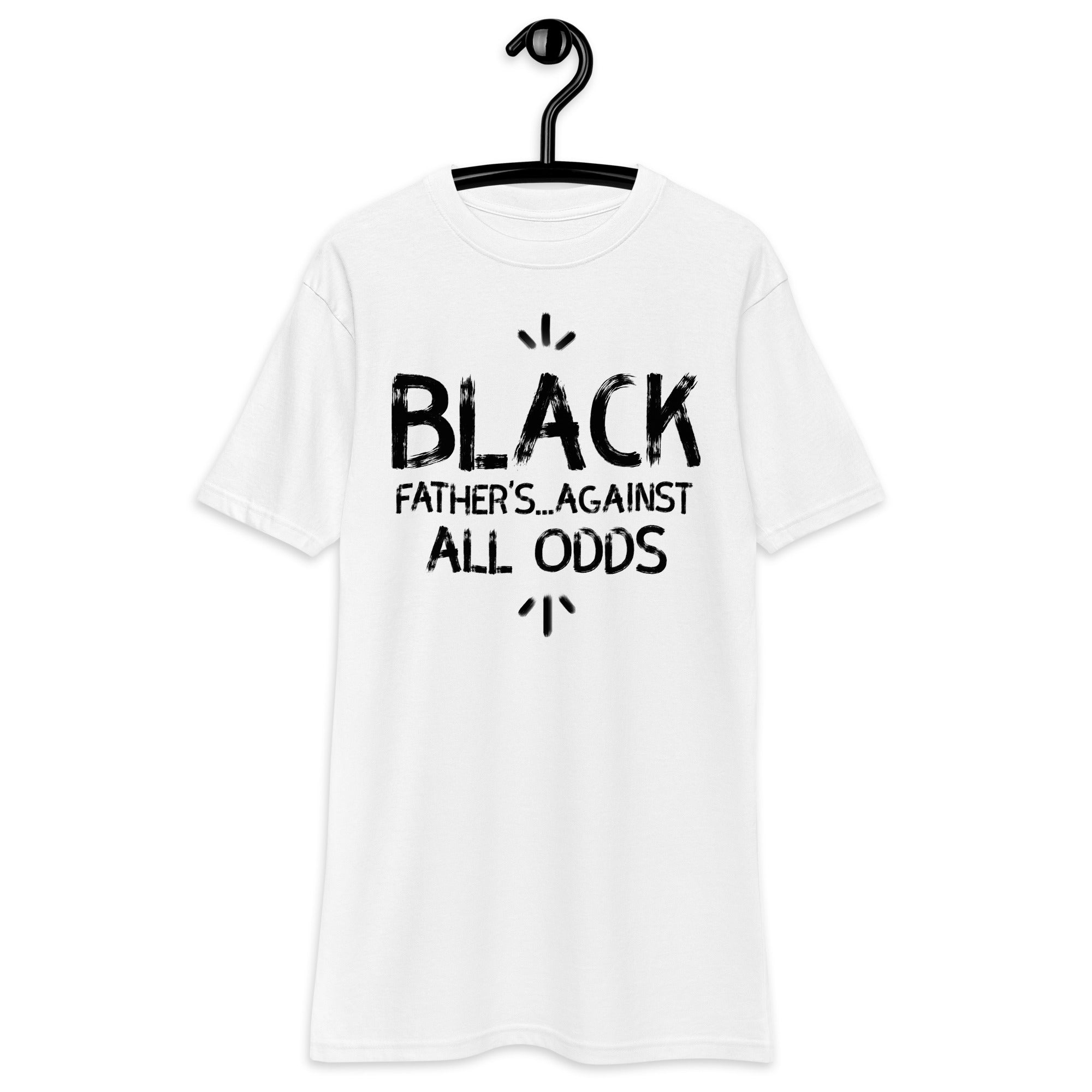 BLACK FATHERS Men’s premium heavyweight tee