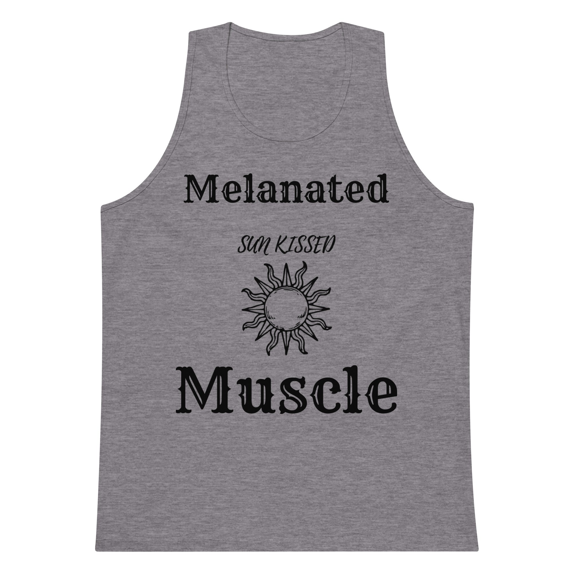 Melanated Muscle womens premium tank top