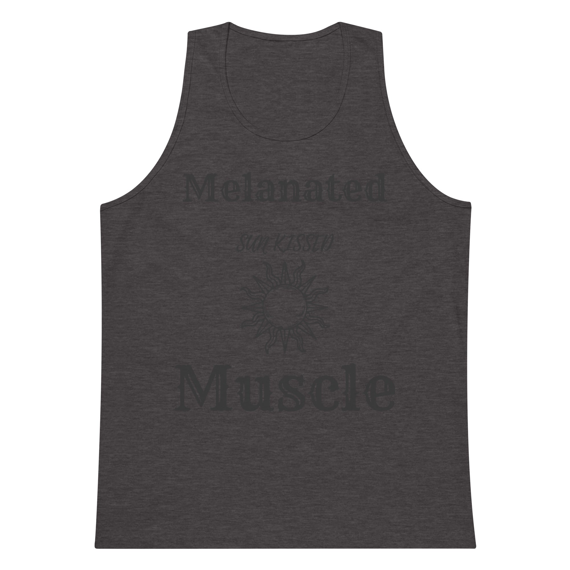 Melanated Muscle womens premium tank top