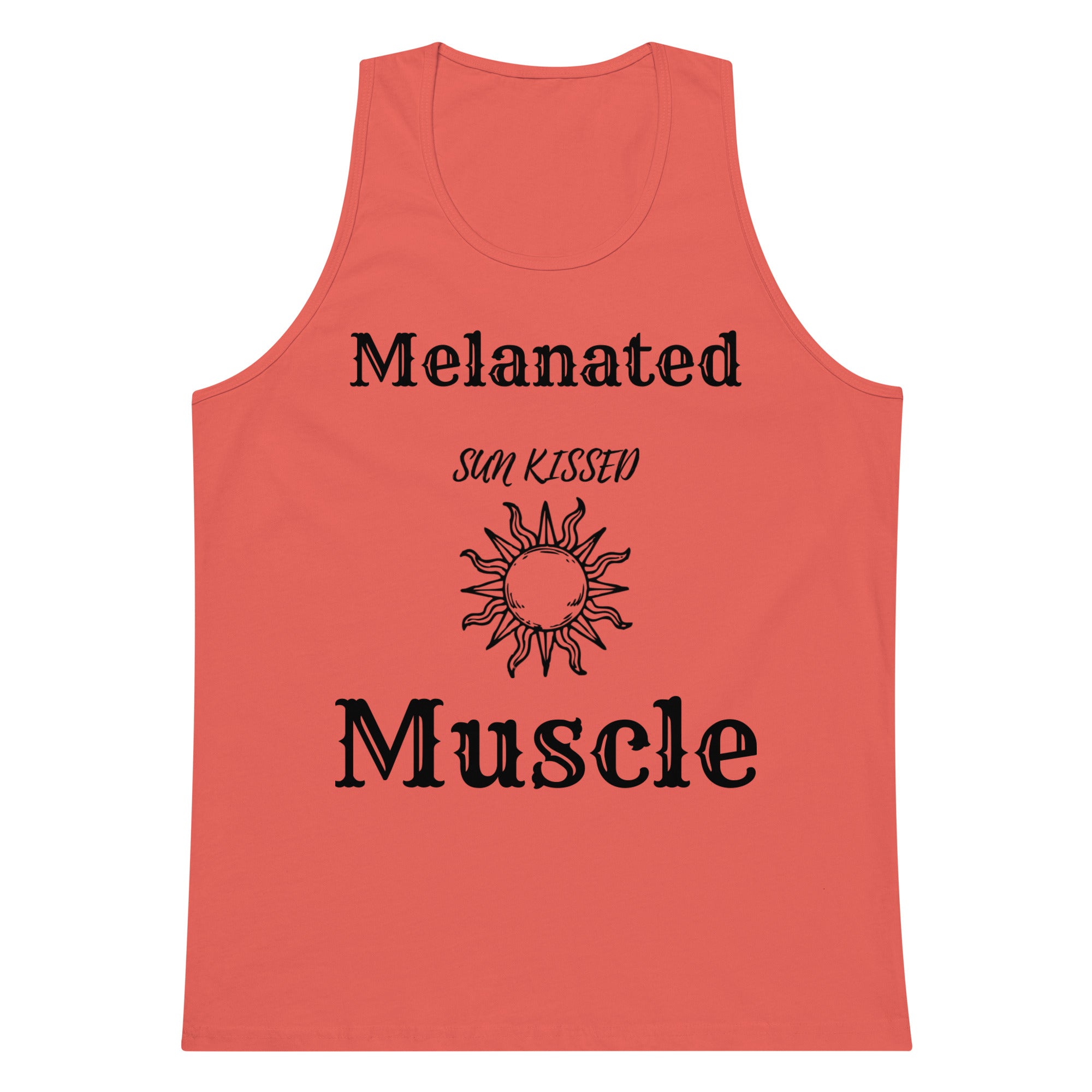 Melanated Muscle womens premium tank top
