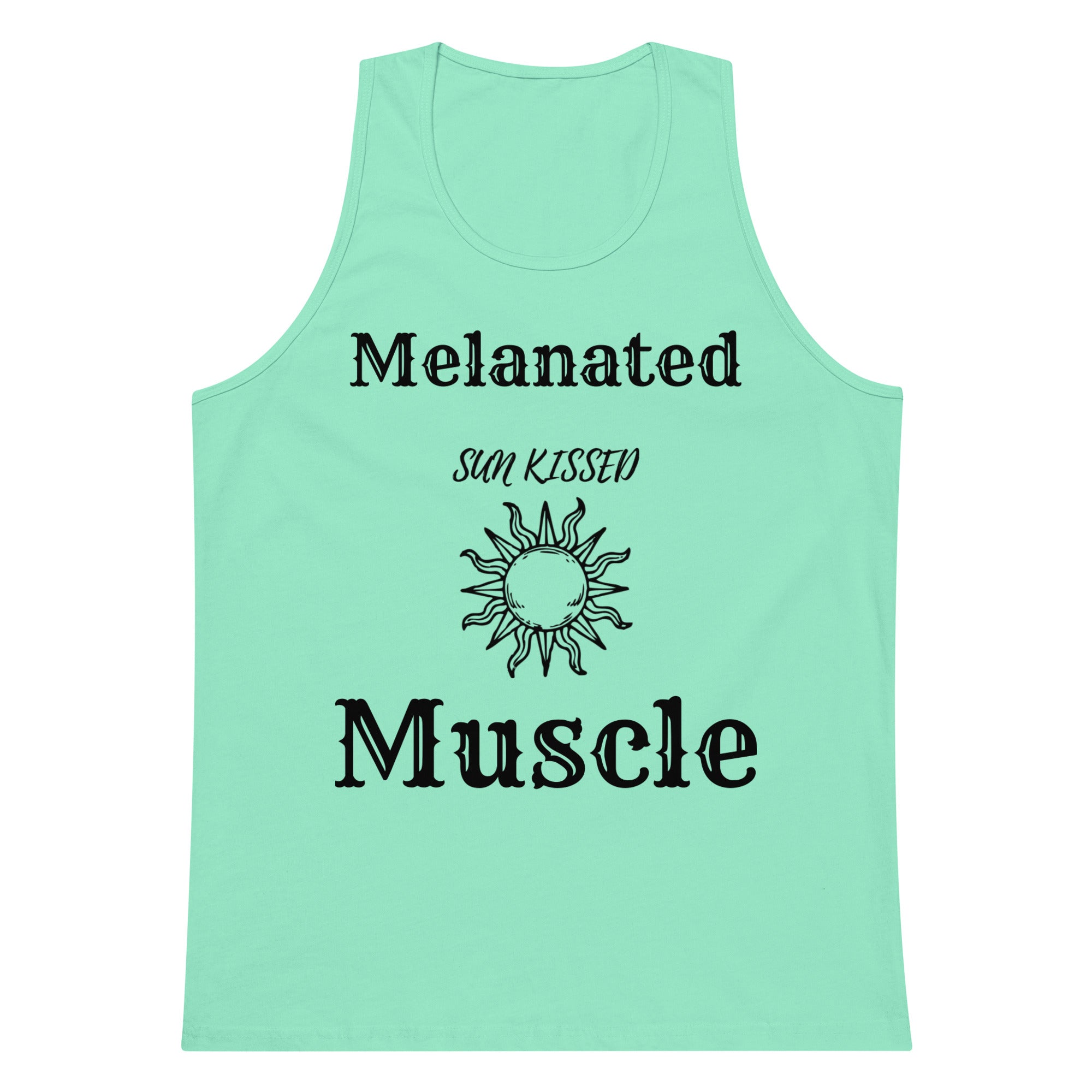 Melanated Muscle womens premium tank top