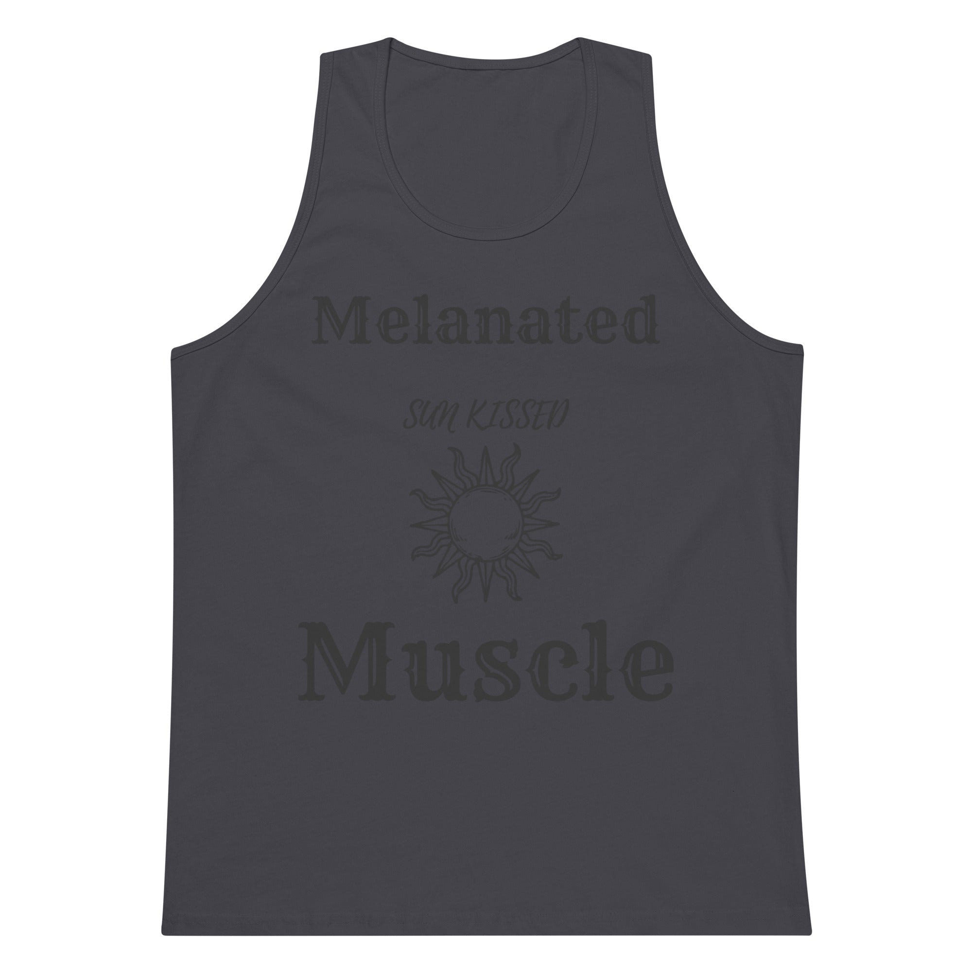 Melanated Muscle womens premium tank top