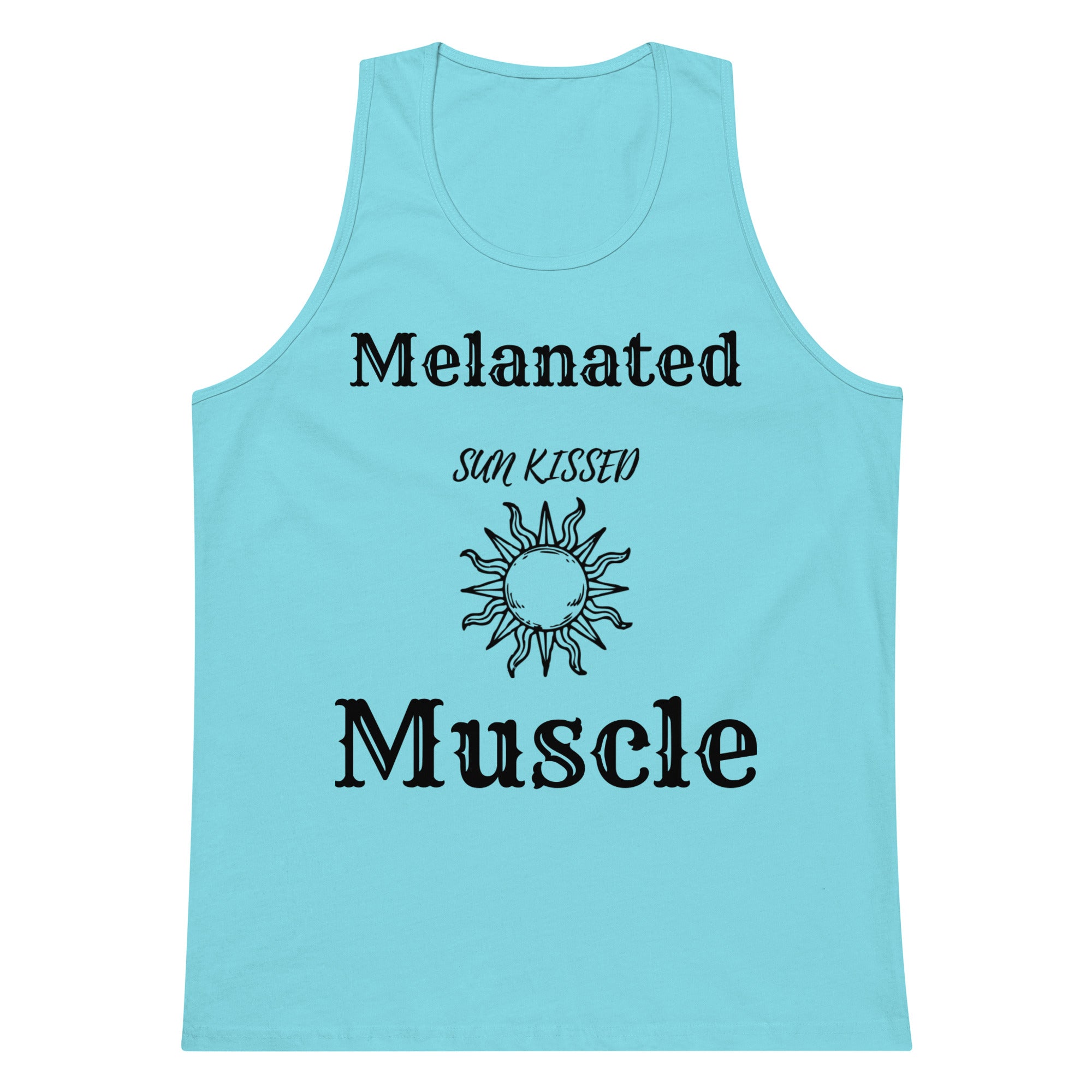 Melanated Muscle womens premium tank top