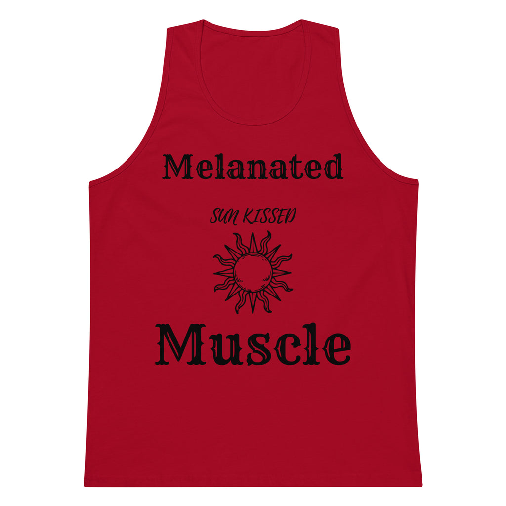 Melanated Muscle womens premium tank top