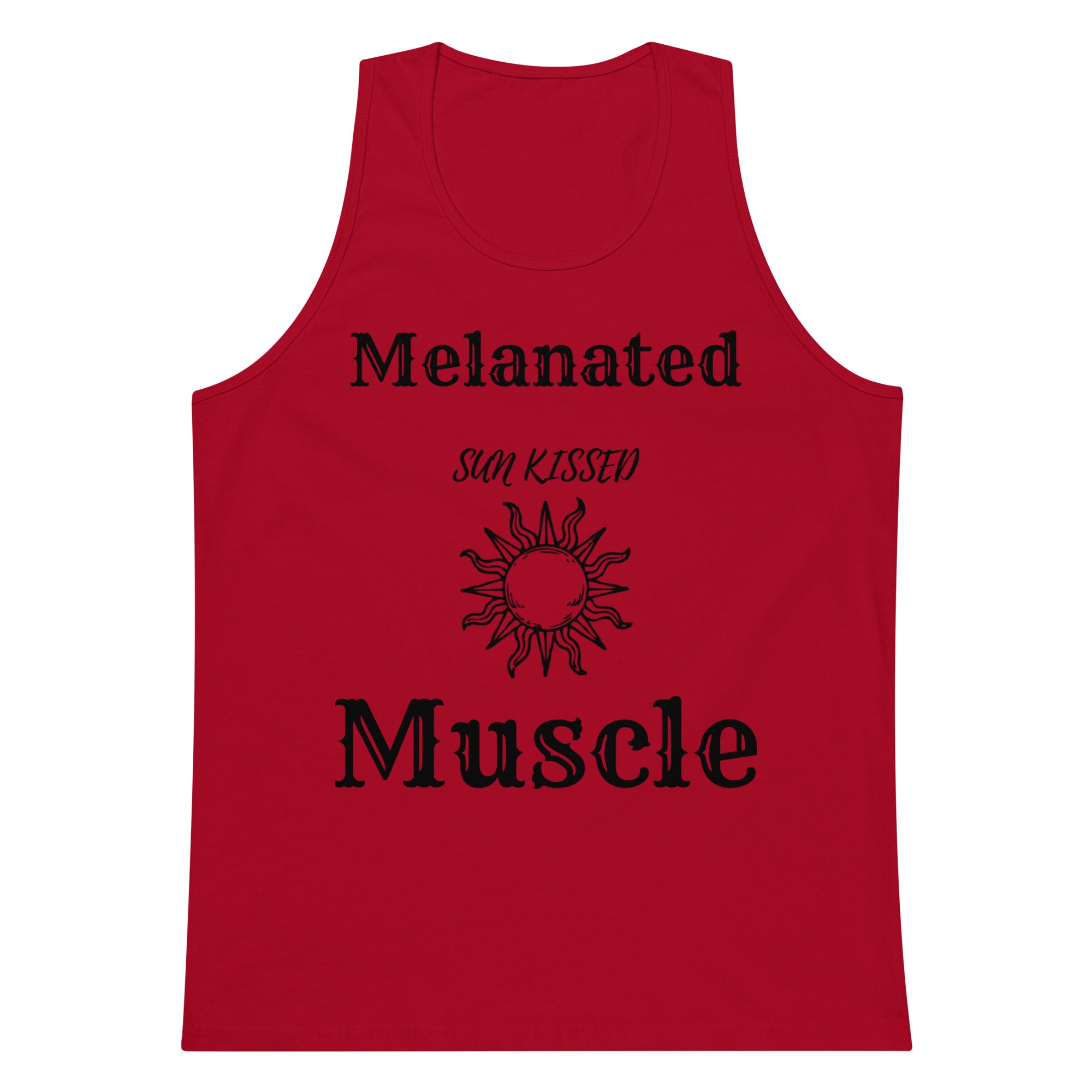 Melanated Muscle womens premium tank top