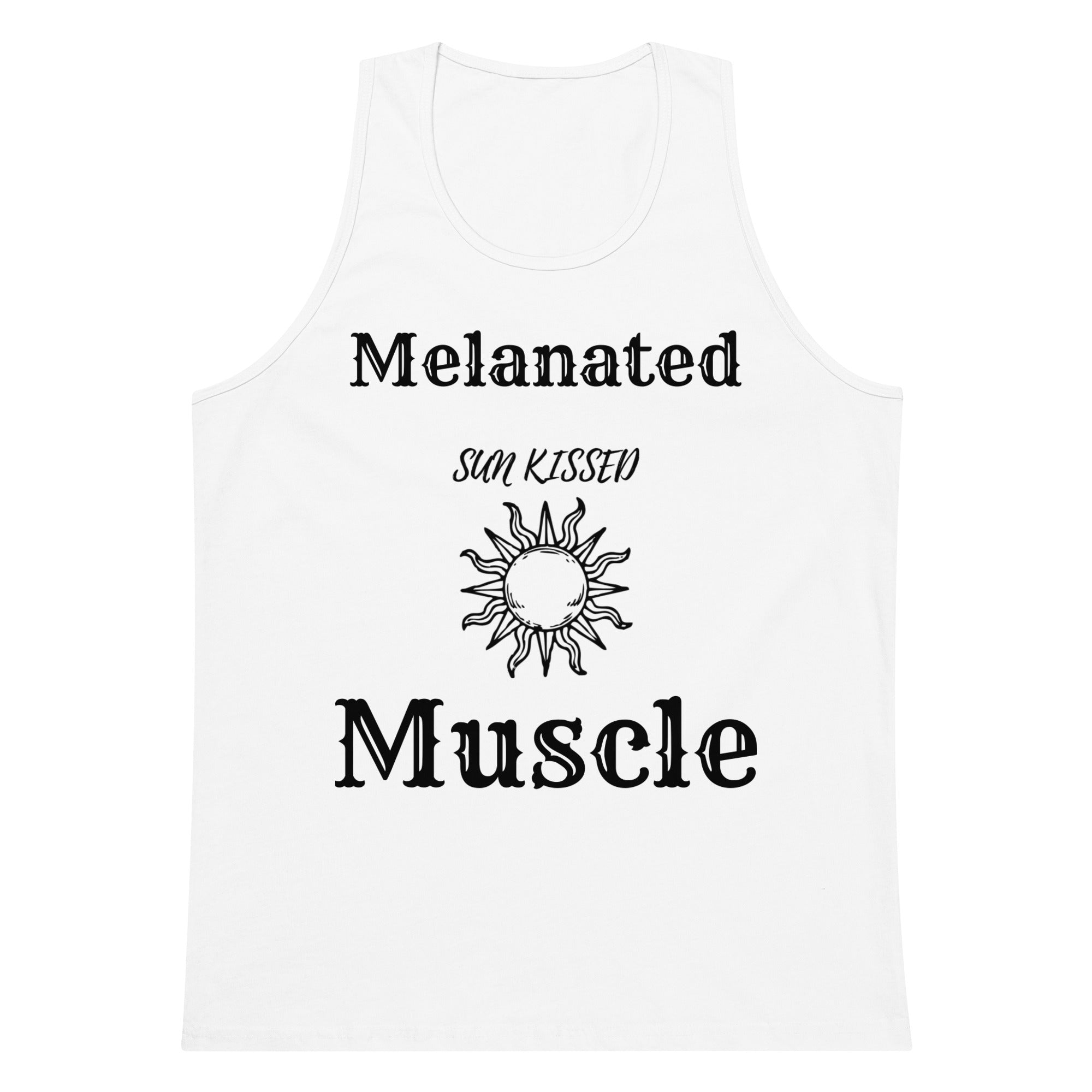 Melanated Muscle womens premium tank top