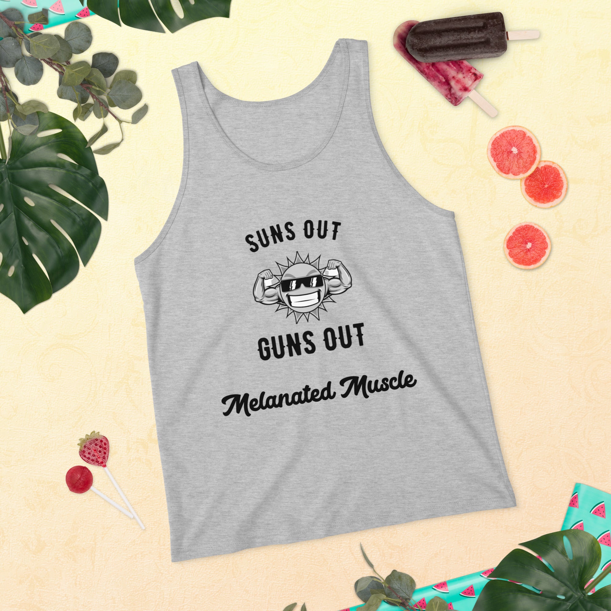 Melanated Muscle  Tank Top