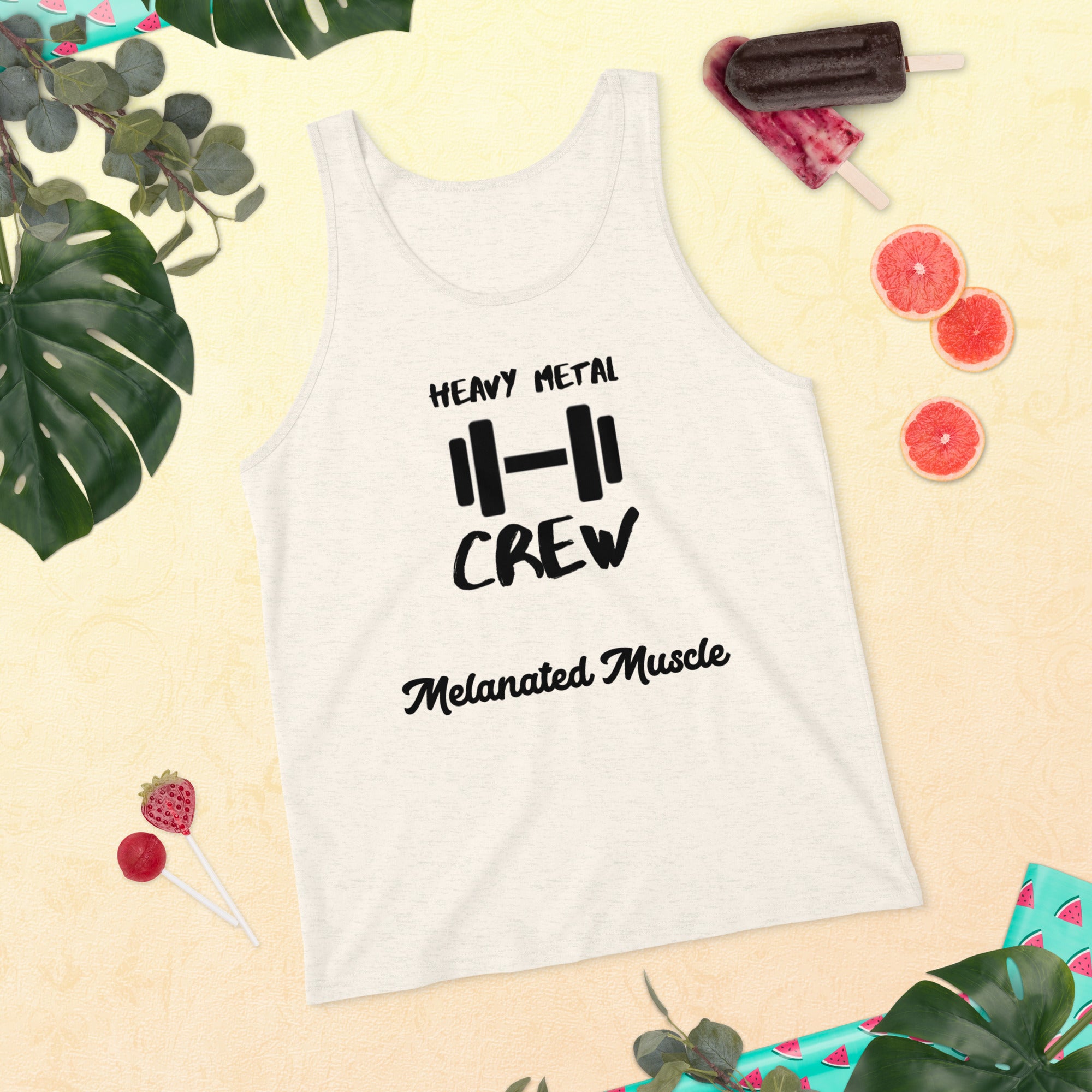 Melanated Muscle  Tank Top