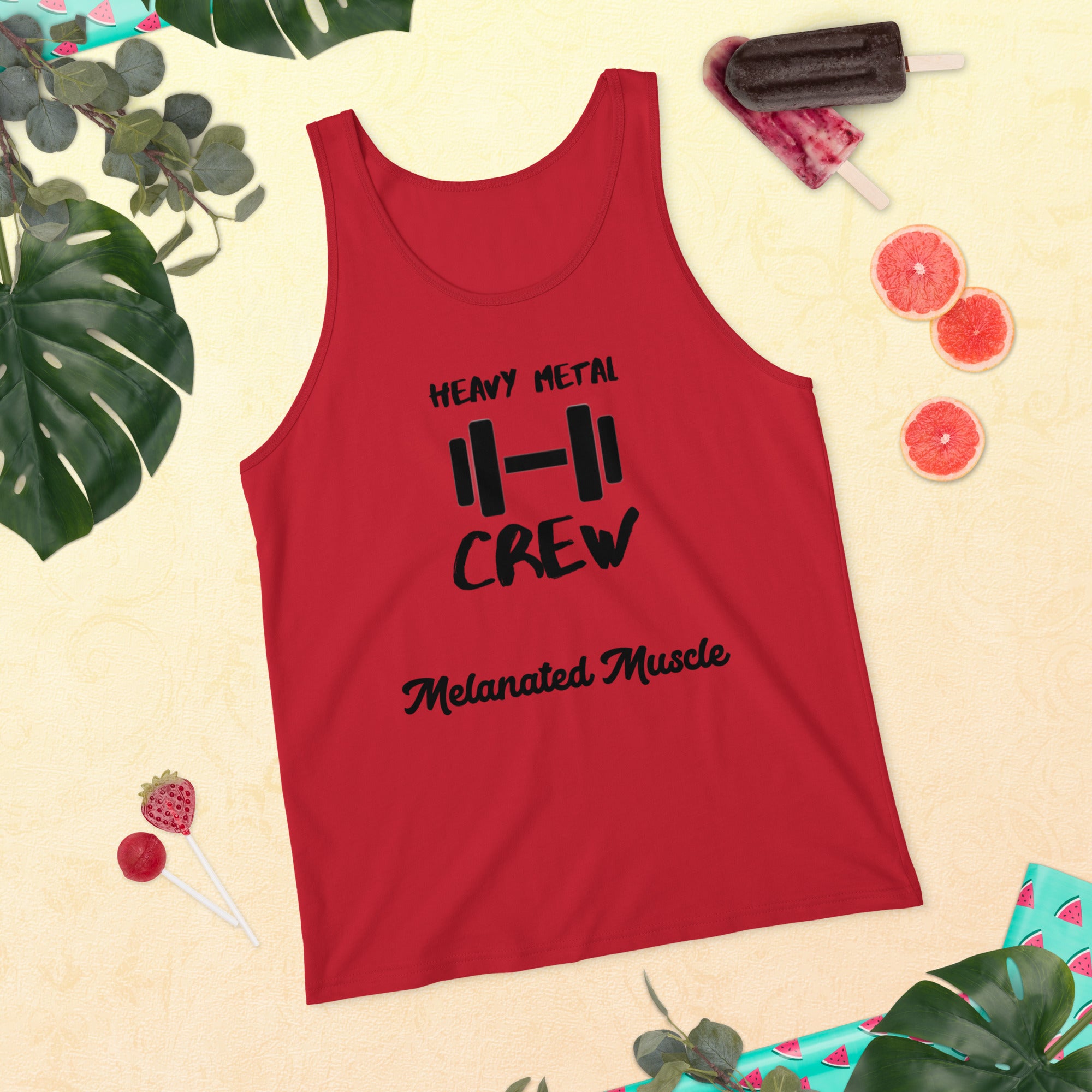 Melanated Muscle  Tank Top