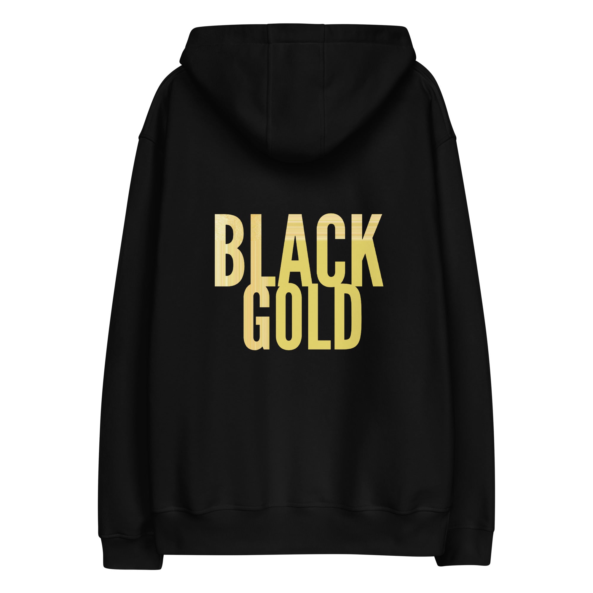 Melanated Muscle Black Gold Premium eco hoodie
