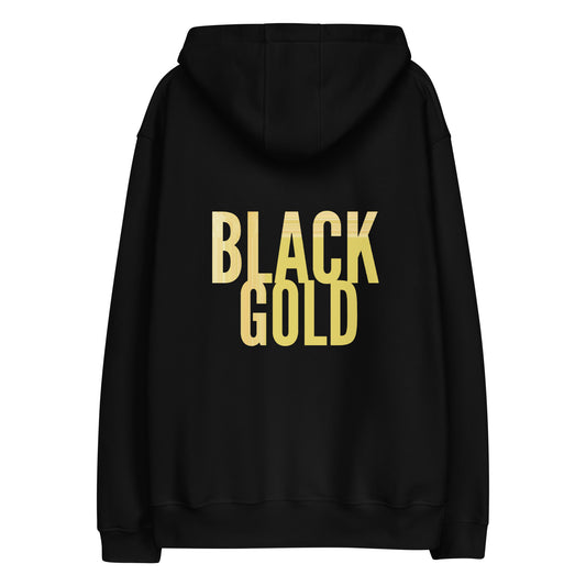 Black Gold Melanated Muscle Premium eco hoodie