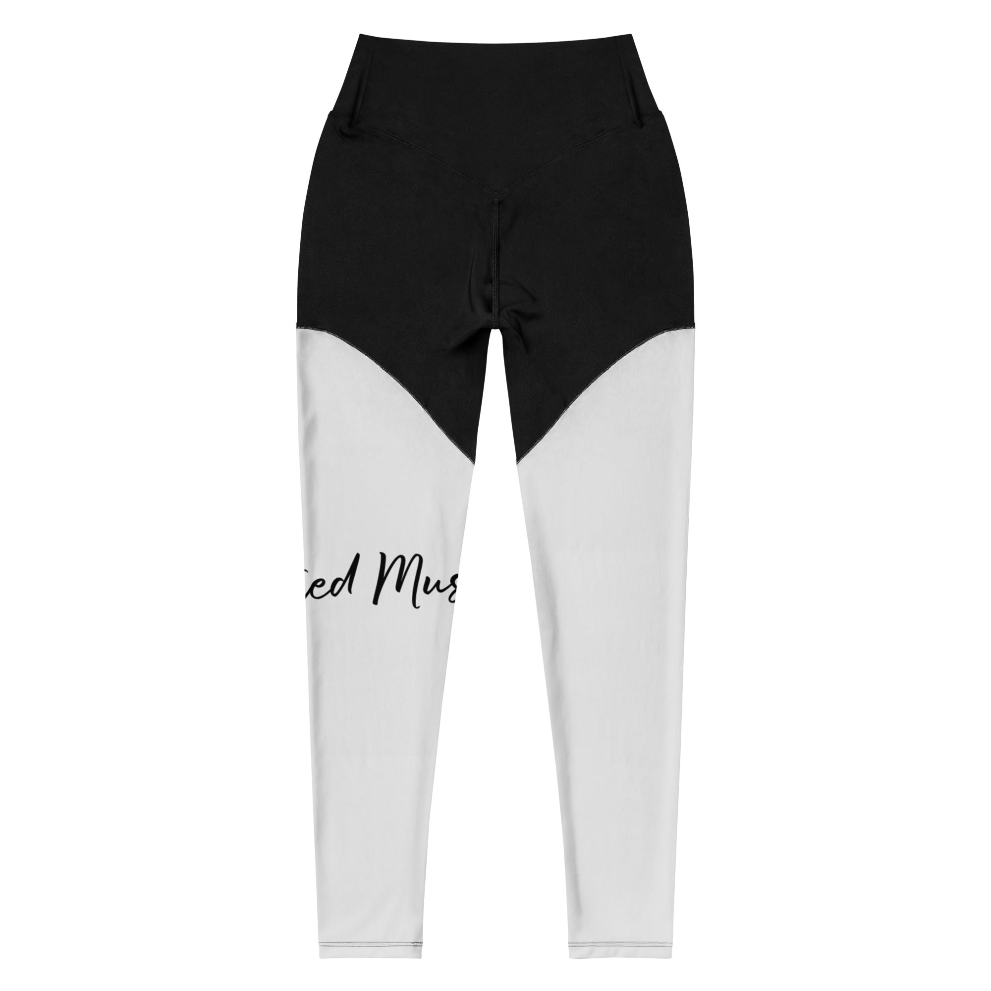 Melanated Muscle Womens Sports Leggings
