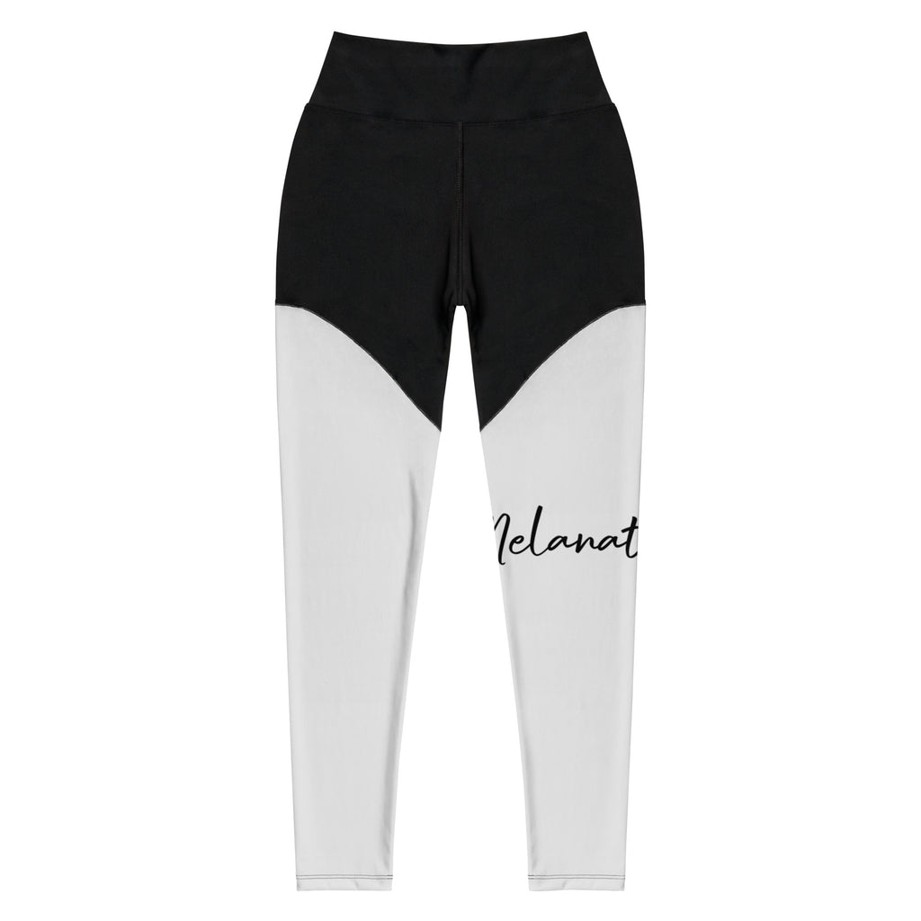 Melanated Muscle Womens Sports Leggings