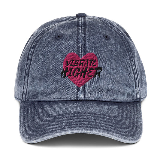 Vibrate Higher Vintage Cotton Twill Cap